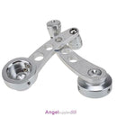 2pcs Universal Aluminum Alloy Car Billet Window Handle Winder Crank Truck Pickup