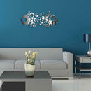 28pcs/Set Removable Round DIY Mirror Wall Stickers Home Decoration