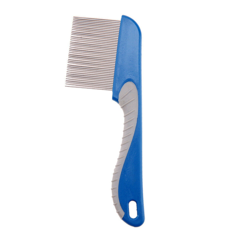 Pet Rake Comb Hair Grooming Trimmer Dog Cat Stainless Steel Pins Cleaning