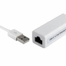 1Pcs White USB Ethernet LAN Adapter USB 2.0 high speed Interface USB JIE
