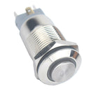 12V Waterproof Metal Indicator Ring Led Sprint Signal Soldering Feet 12mm