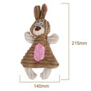 1pcs Dog Toys Pet Puppy Chew Squeaker Squeaky Plush Sound Cute Rabbit Stuff E4F3