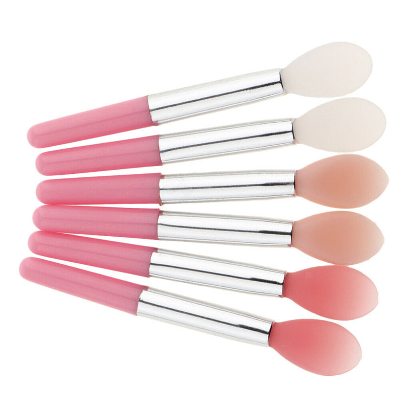MagiDeal 6x Home DIY Silicone Lip Use Soft Lip Brush Treatment Beauty Makeup