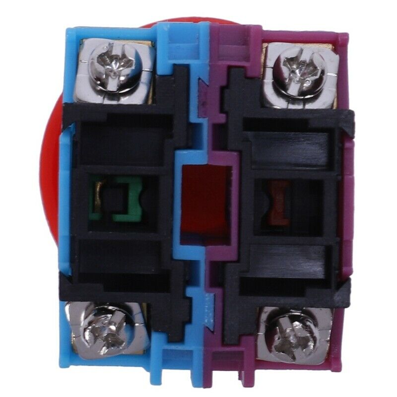AC 600V 10A Red Mushroom Emergency Stop Push Button Switch 22mm NO NC Y9S3