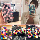 100X/set Mixed Colors Felt Balls 1cm Handmade Wool Felt Beads Decor DIY Crafts