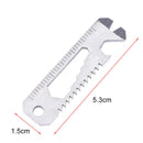 outdoor stainless edc survival pocket tool key ring chain bottle opener SE JC~ï¼ˆ