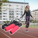 Adjustable Sports Skipping Rope Fitness Ball Bearing Jumping Rope (Pink)