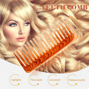 Wide Tooth Comb Brown Plastic Large Wide Hair Comb Hair Care Styling Tools A