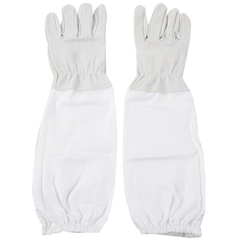 1 Pair of Gloves with Protective Sleeves ventilated Professional Anti Bee