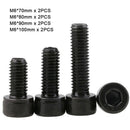 25Pcs M5 FT Socket Cap Head Screws Allen Bolts Kit- High Tensile 12.9 | L30~50mm
