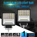 1X 126W LED Work Light Bar Flood Spot Offroad Car Truck Boat Driving Fog La BX