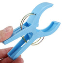 Pack of 8 Large Bright Colour Plastic Beach Towel Pegs Clips for Sunbed, va