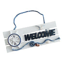 Home Wall Hanging Wood Creative Craft Plaque Welcome Door Sign Board Rudder