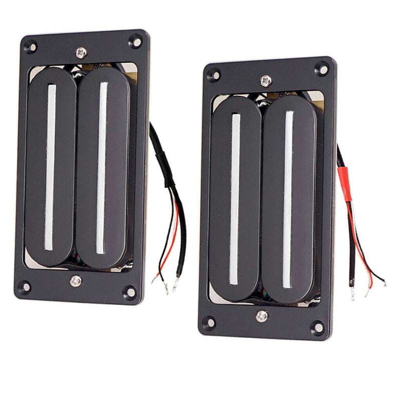 2 Pieces Electric Guitar Dual Twin Rails  Pickups N & B Luthier Supply