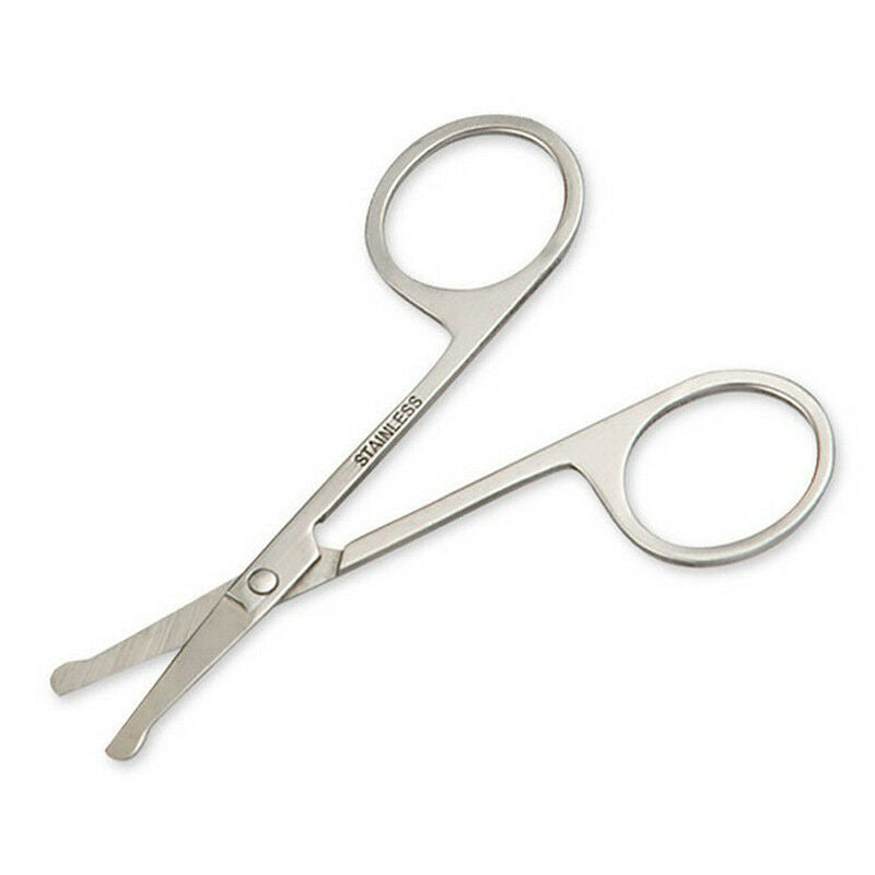 makeup scissors small nose hair cut manicure make-up eyebrow with round&lJ Hw