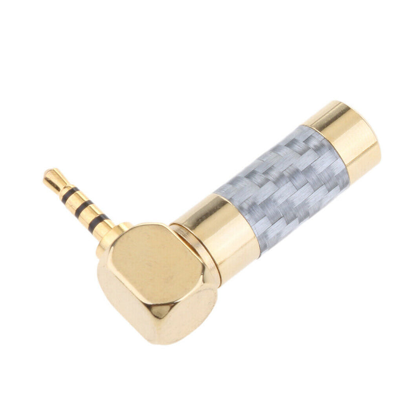 3x 2.5mm Stereo Male Adapter Jack Plug DIY Solder 4 Pole Audio Connector