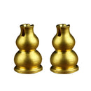 Brass Calabash Shape Incense Burner Holder Coils Stick Spiral Censer