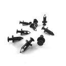 100x  Bumper Clips 9mm Push Door Panel Pin Fastener Rivets Clips New