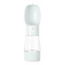 Portable Pets Dog Puppy Water Bottle Drinking Feeder Outdoor Walking Travel Gray