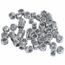 50PCS Swirl Spacer Beads Fit Charm Bracelet