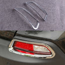 2Pcs Chrome Rear Tail Fog Light Lamp Cover Trim Fit for Jeep Cherokee 2019 New