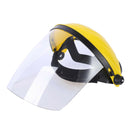 2Pcs Clear Safety Full Face Shield Guard Visor Cap Anti Splash Protector