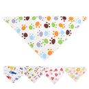 5 Infant Kid Baby Burp Cotton Bandana Bibs Feeding Saliva Triangle Towel Dribble