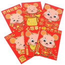6pcs/Set Rat Year Red Envelope Chinese Tradition New year Red Envelope Gift FT