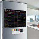 Magnetic Dry Erase Calendar Set 16X12 Inch Whiteboard Weekly Planner Organi S9L8