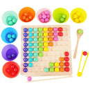 Colorful Clip Beads Puzzle Educational Toys Attention Training Desktop Games