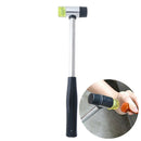 Double Face Soft Tap Rubber Hammer Multifunctional Hand Non Slip Grip Tool  3C