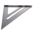 7'' Aluminium Alloy Right Angle Triangle Ruler for Industrial Measurement