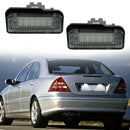 2pcs LED License Plate Lights for W211 W203 5D W219 R171 Number Plate Lamps