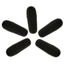 5 Pcs Wind Muff Cap Replacement Microphone Audio Equipment G1 Black