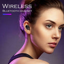 HBQ-Q82 Earphones Dual U Type Digital Display BT Earbuds with Charging Case A