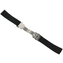 22mm Waterproof Watch Band Strap with Stainless Steel Deployment Clasp Buck