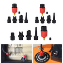 3 Sets Electric Pump Adapter Rubber Raft Inflatable Boat Kayak Air Valve Adaptor