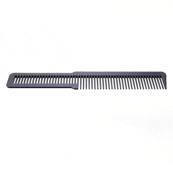 Hairdressing Carbon Anti-static Comb Wide Tooth Hair Clipper Comb (Black)