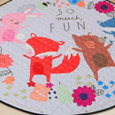 Round Rugs Baby Play Mat Toys Storage Organizer,Nursery Rugs Large polyeste