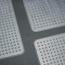 4pcs Silicone Strong Absorbability Plastic Fresh Food Wraps Seal (White)