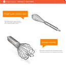 Handheld Stainless Steel Eggbeater Wire Whisks Kitchen Tools Baking Supplies