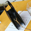 Telephone Shaped Women Retro Cross Body Bag PU Leather Clutch Purse Chain B
