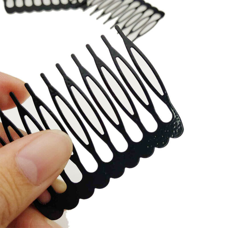 Set Of 10Pcs Metal Hair Combs Accessory Hairdressing Beauty Piece Baby Chil X3P5