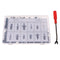 350x Plastic Rivet Fasteners Push Rivet Retainer Motorcycle & 1x Screwdriver