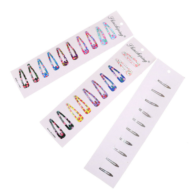 20pcs Girl Baby Kids Princess Hair Accessories Slides Hair BB Hair Clips E ^