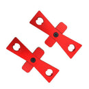 2Pcs Diy Dovetail Rule Marker Aluminium Alloy Marking Gauge Woodworking - D