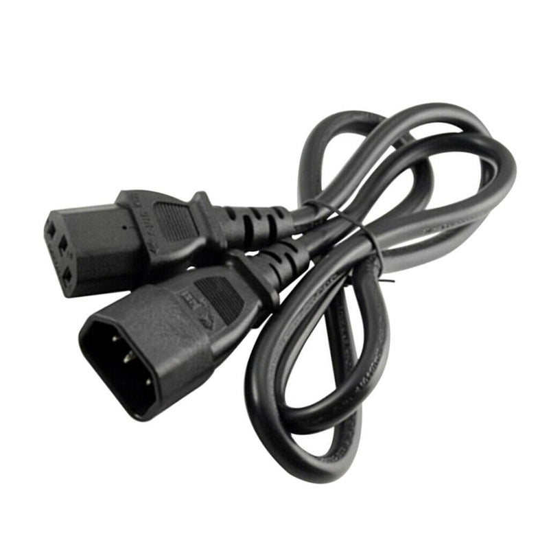 New C14 Male to C13 Female C14-C13-Cable Power Adapter 6.5ft PDU Server Kit