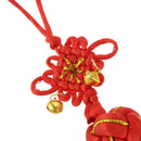 5X(Oriental Ball Chinese Knot Tassel Ornament with Bells D9O4)
