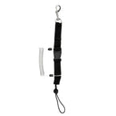 Nylon Coil Scuba Diving Quick Release Buckle Gear Holder with Clip Lanyard