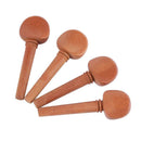 Jujube Violin Parts Chinrest Drawplates Knob Tailpiece and Pegs for 3/4 4/4
